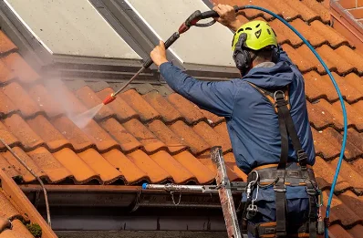 Démoussage et hydrofuge de toiture à Alrance